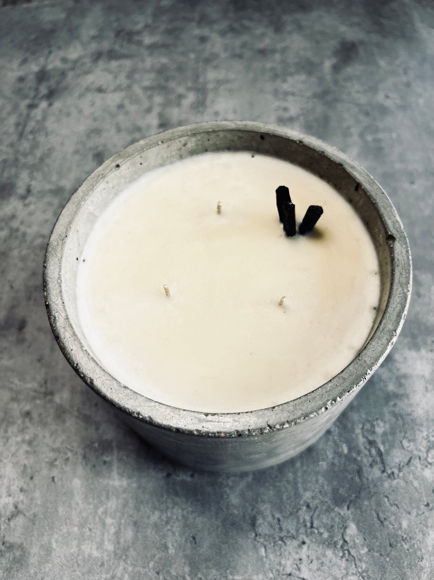 Cement Soy Candle Large